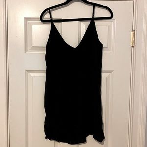 NWT Forever 21 Black Slip Dress M